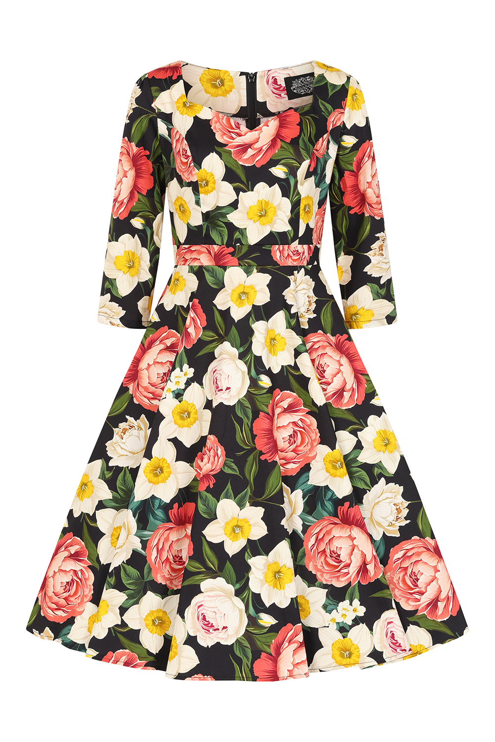 Marlowe Floral Swing Dress in Extended Sizing